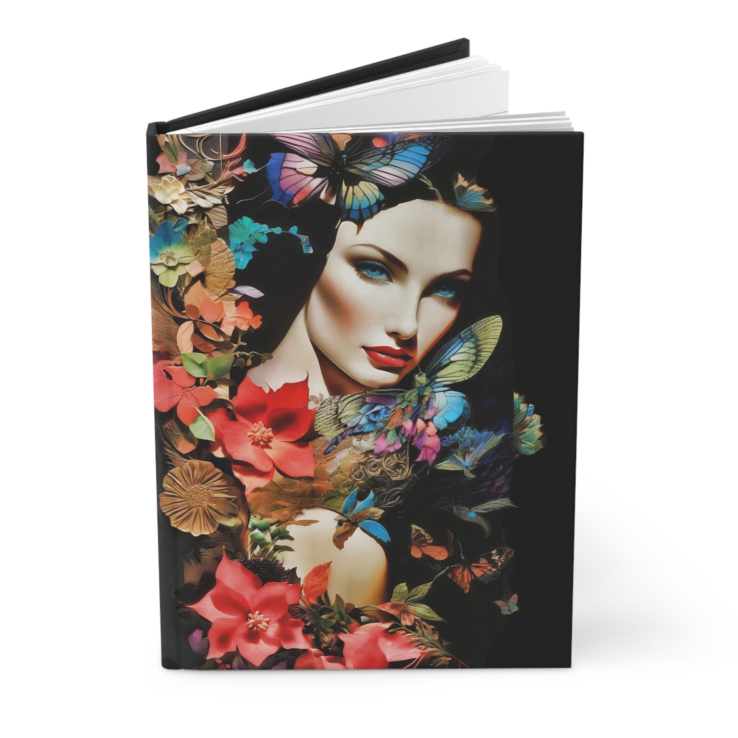 Hardcover Journal -   Lady in Nature / Art