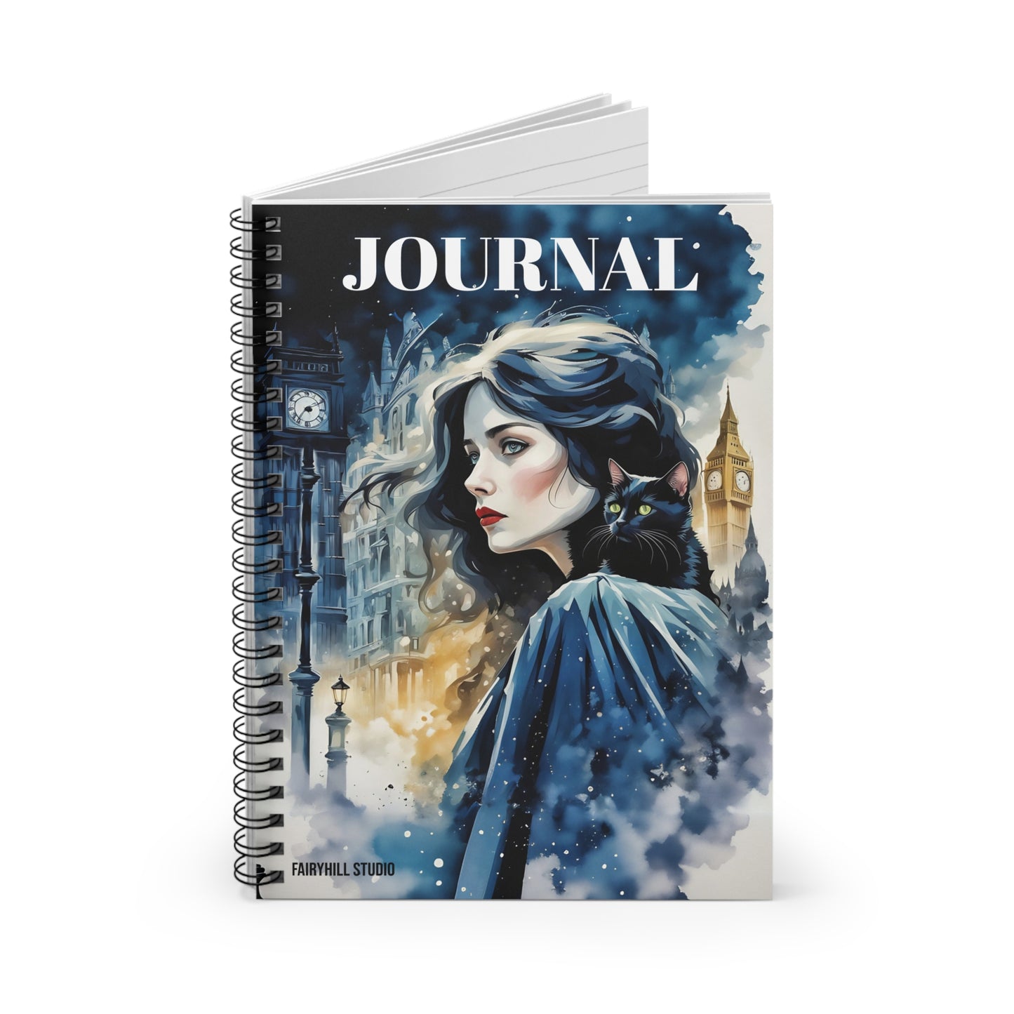 Spiral Notebook - Vintage Hollywood Movie Star Ruled Line