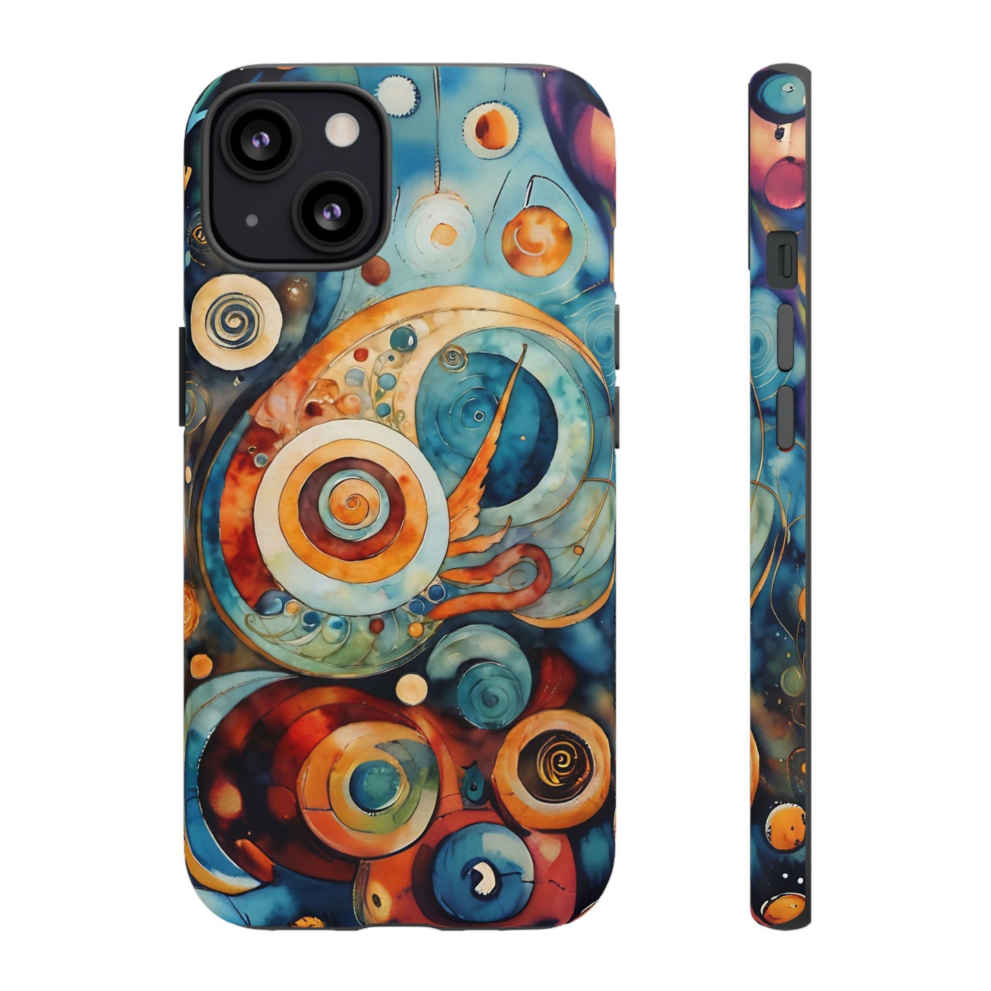 Phone Cases - Beautiful Abstract Circular Art Design