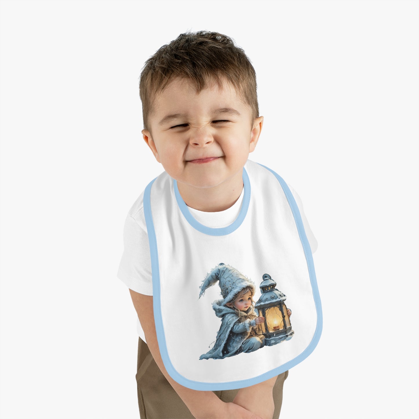 Adorable Baby Bib with Lantern Design - Perfect for Newborns and Gift Giving