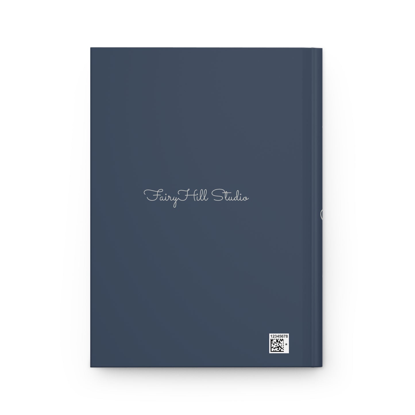 Personalized Hardcover Journal Matte - French Blue Color Customized Journal by Fairyhill Studio