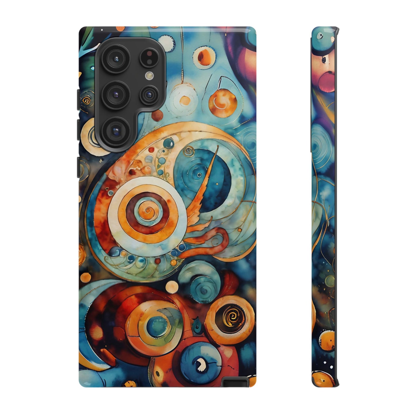 Phone Cases - Beautiful Abstract Circular Art Design
