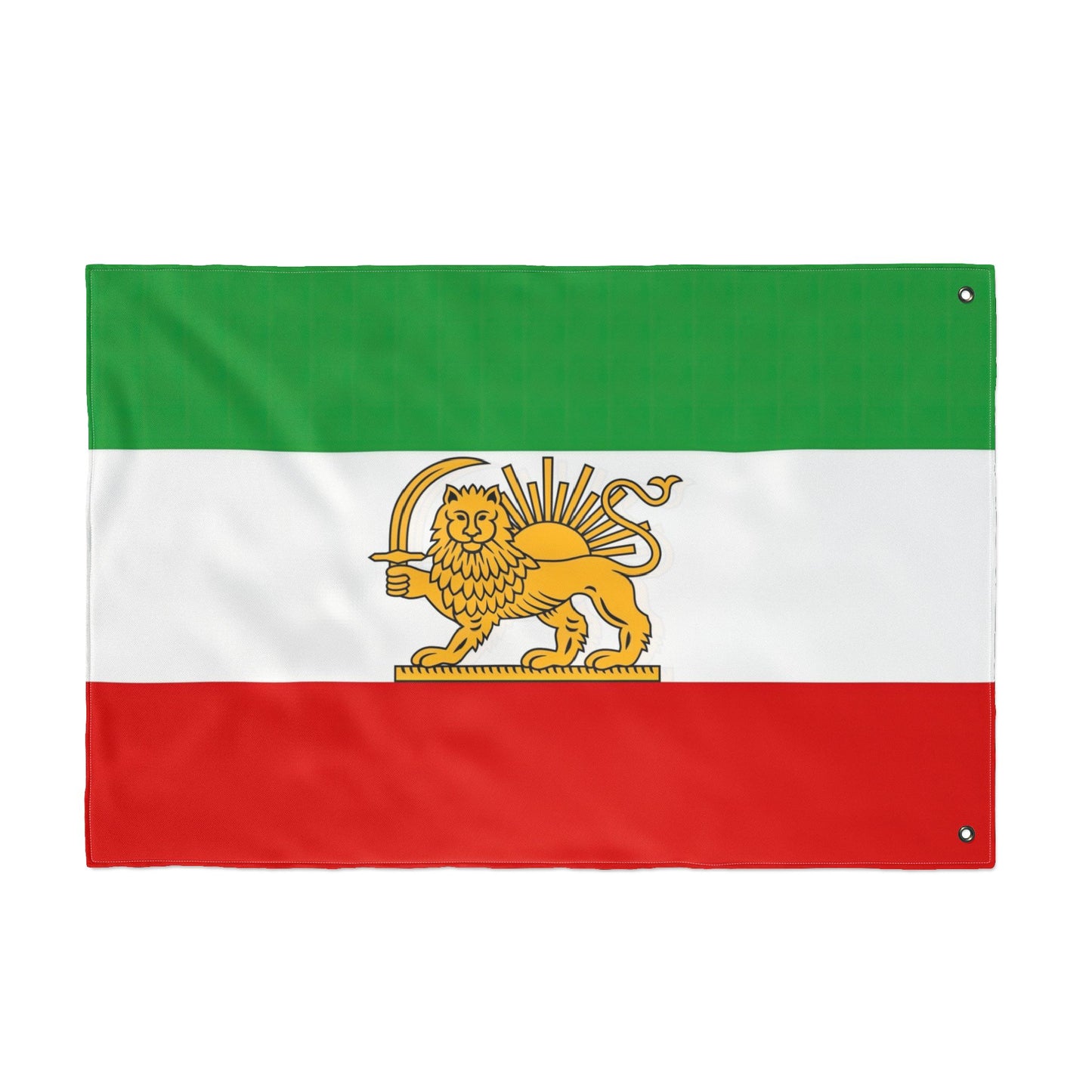 True Iran Heritage Flag – Old Persian Lion & Sun Revival (3x5 ft Double-Sided)