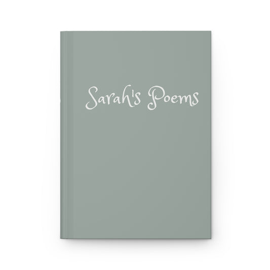 Custom Water Green Hardcover Journal