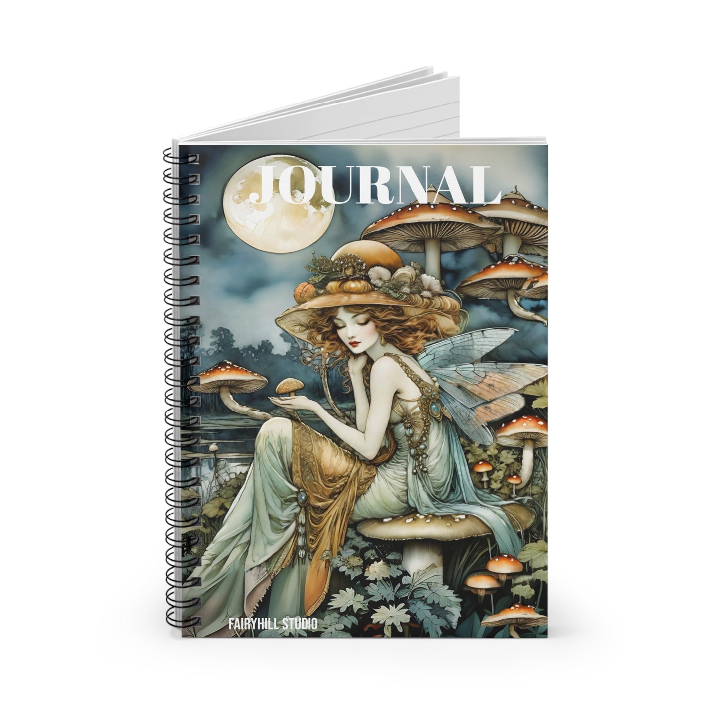 Spiral Notebook -Mushroom Fairy / Art