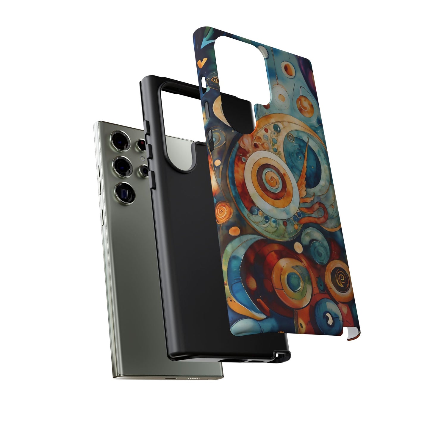 Phone Cases - Beautiful Abstract Circular Art Design