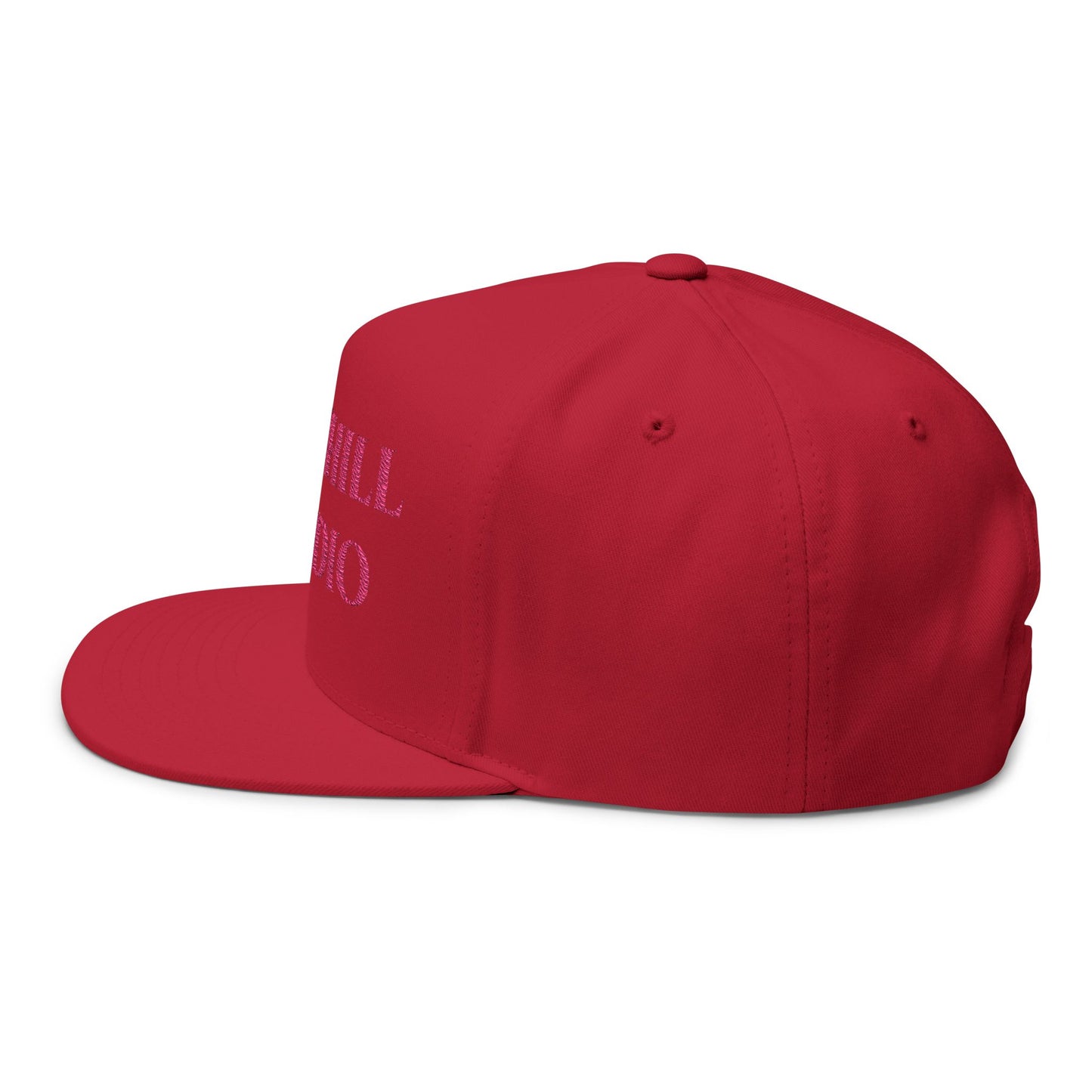 Flat Bill Cap — Fairyhill Studio Embroidered Logo Snapback