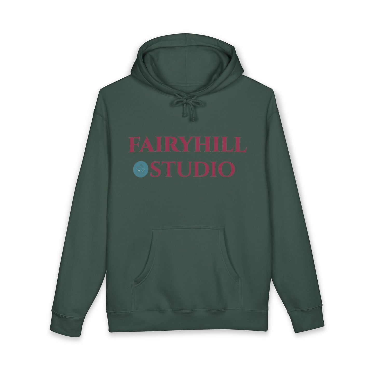 Fairyhill Studio Hoodie — Minimal Logo Pullover for Creatives