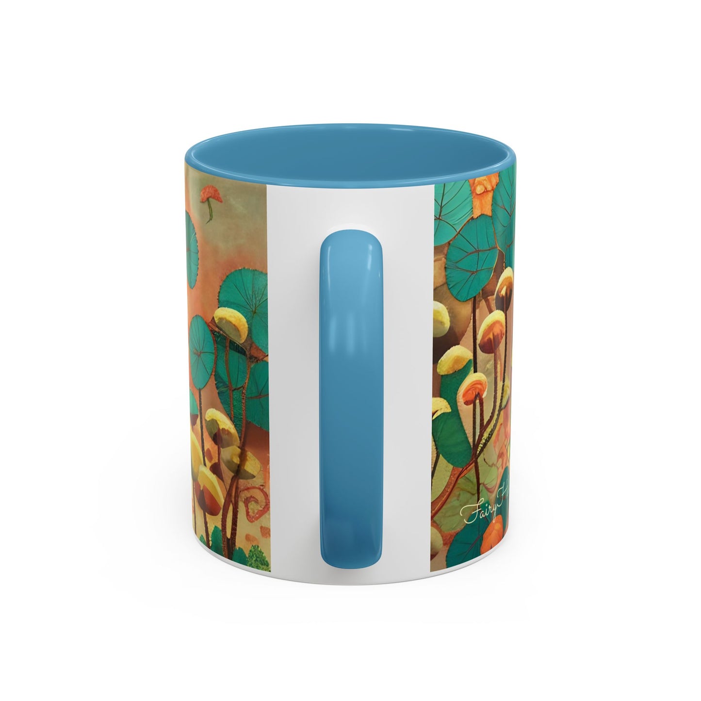 Mushroom Fairy Art-Themed Coffee Mug - 11 & 15oz Accent Mug for Musroom  Fsiry Lovers