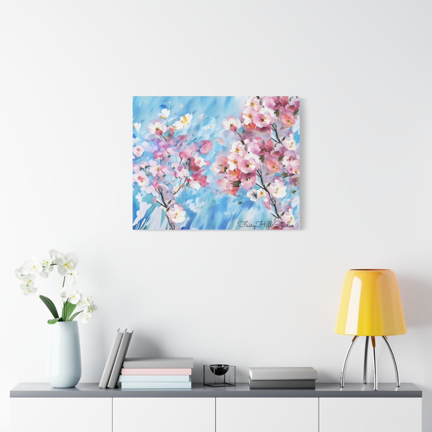 Canvas Wall Art - Floral Cherry Blossom