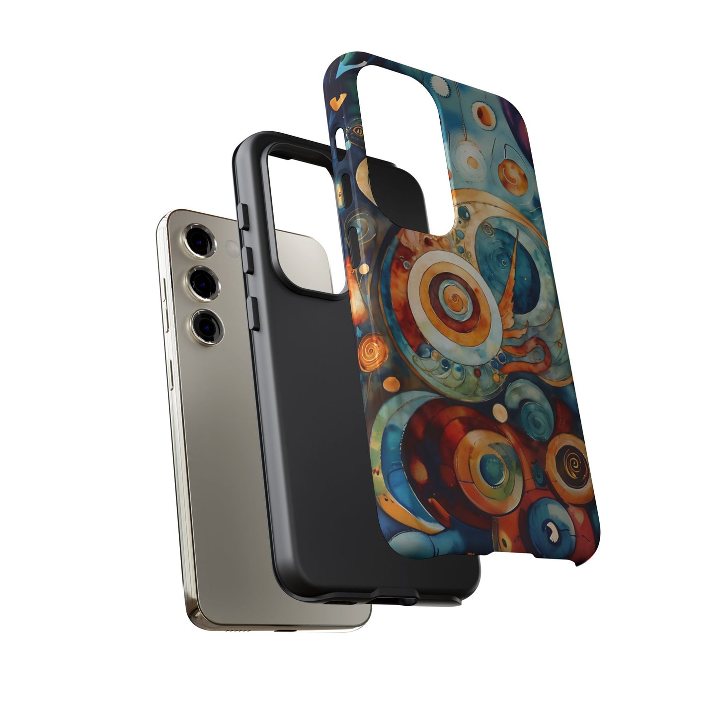 Phone Cases - Beautiful Abstract Circular Art Design