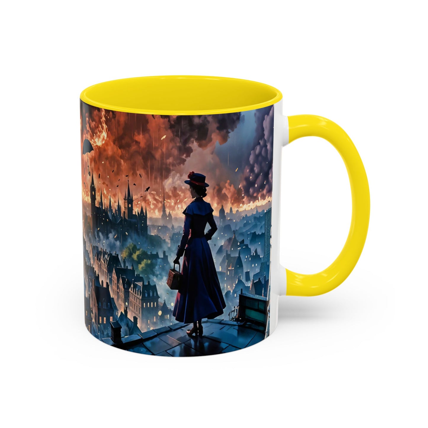 Coffee Mug Mary Poppins Night Cityscape 11oz