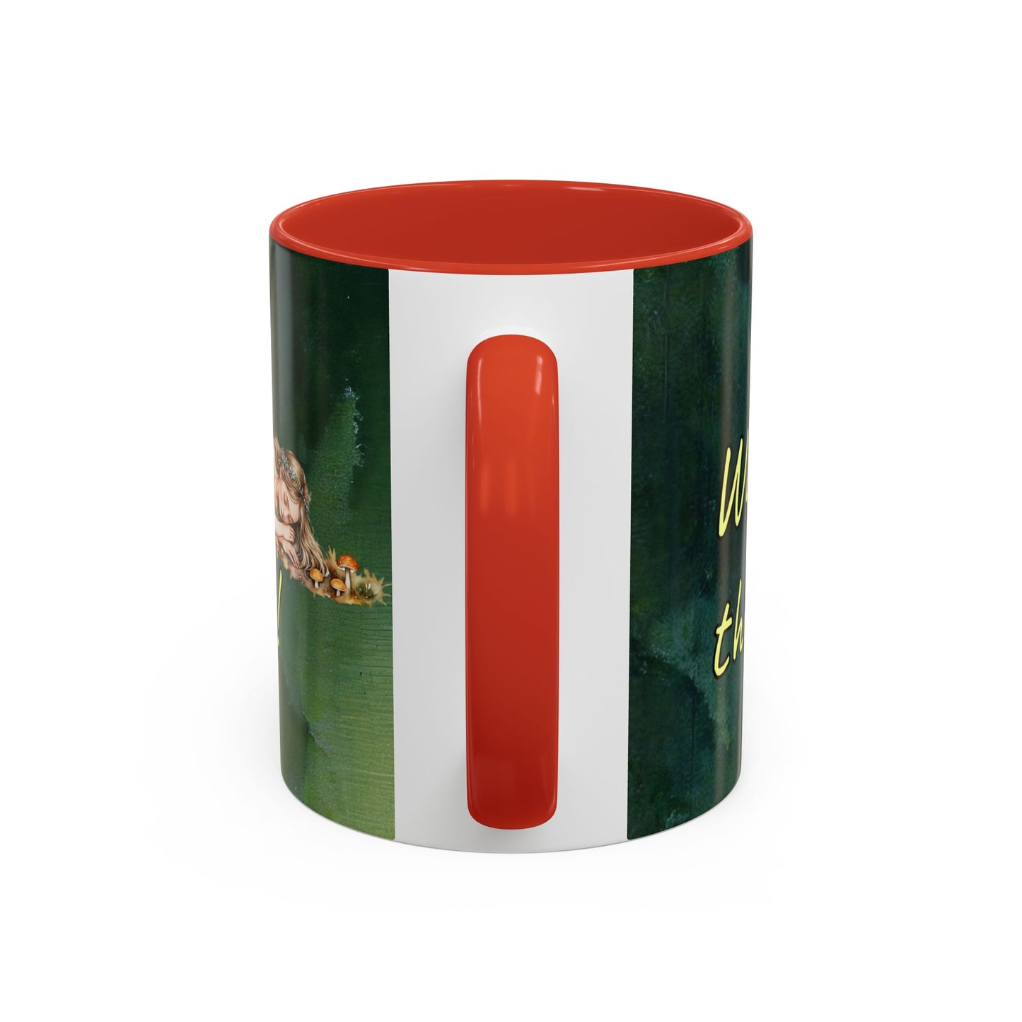 Sleeping Fairy -Themed Coffee Mug with a quote - 11 & 15oz Accent Mug for Fairy/coffee  Lovers