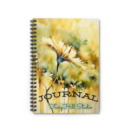 Spiral Notebook - Dandelion Flower