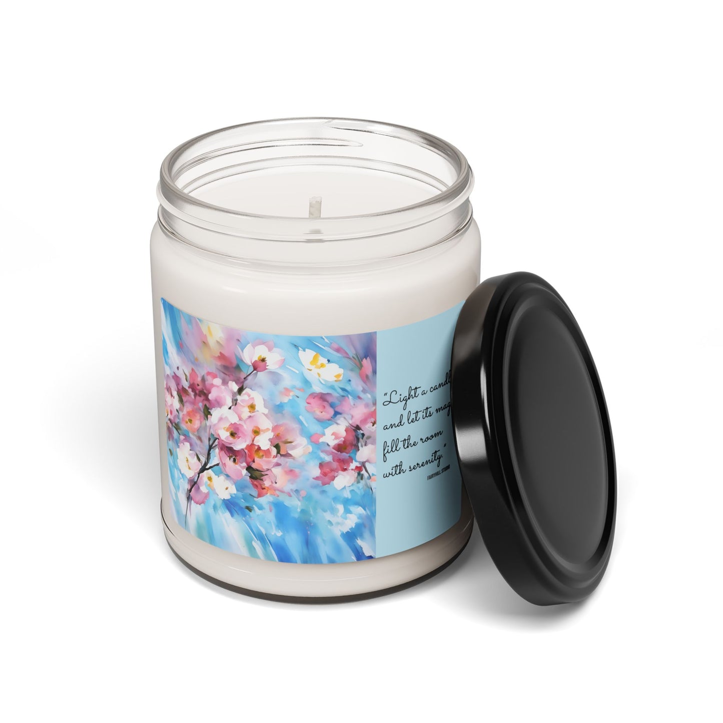 Floral Aromatic Soy Candle - 9oz | Hand-poured Scented Candle for Relaxation & Home Decor