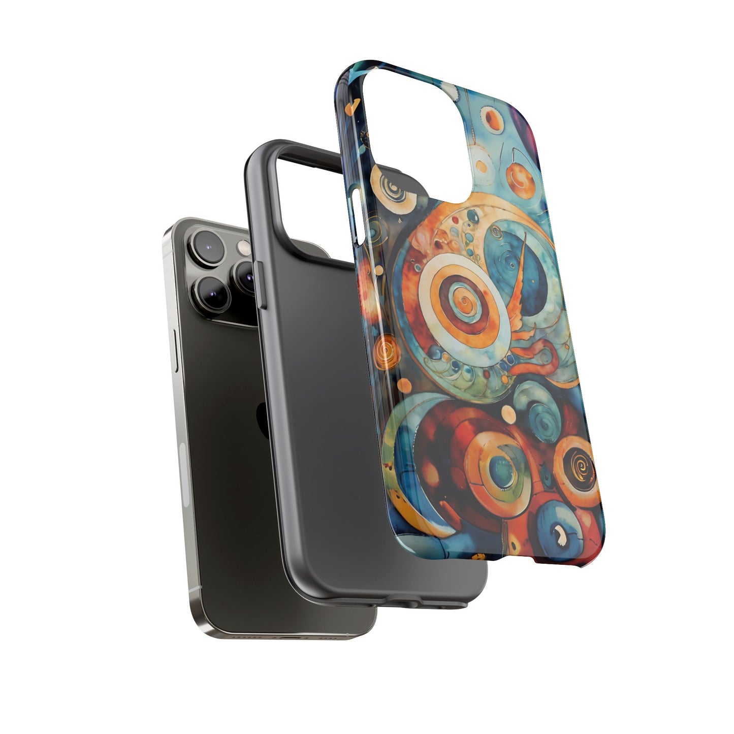 Phone Cases - Beautiful Abstract Circular Art Design