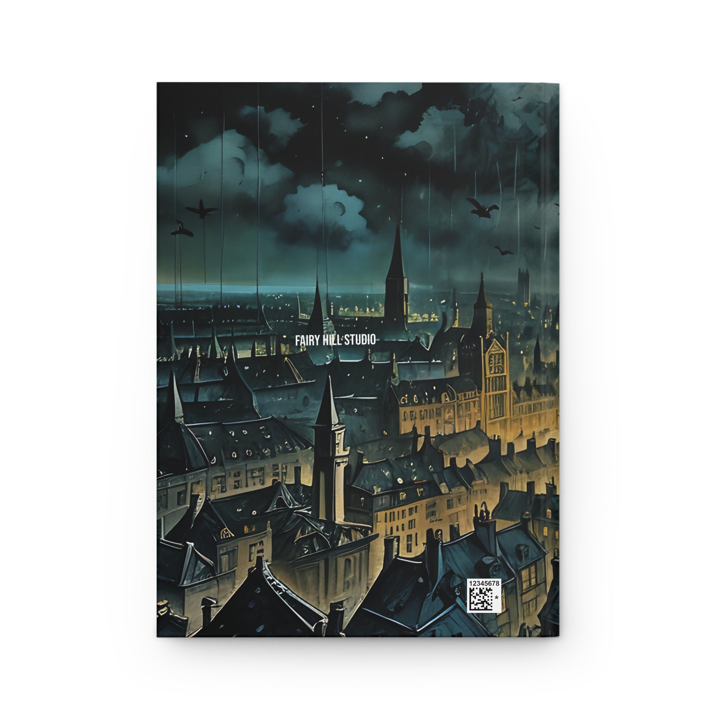 Hardcover Journal - Customized Mary Poppins Umbrella Art Matte Cover