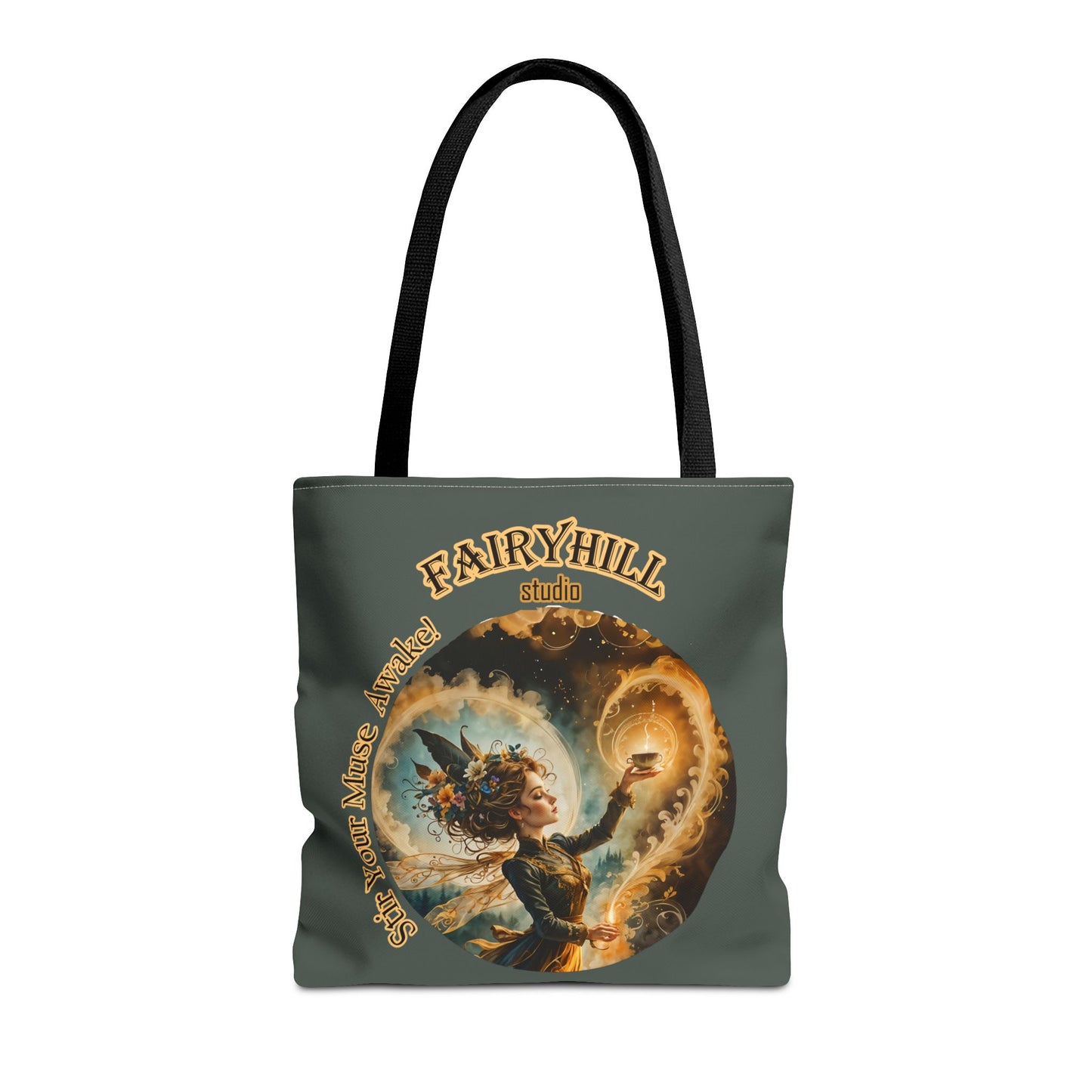 Fairy Tote Bag Embrace your Muse Art Coffee Lover Gift