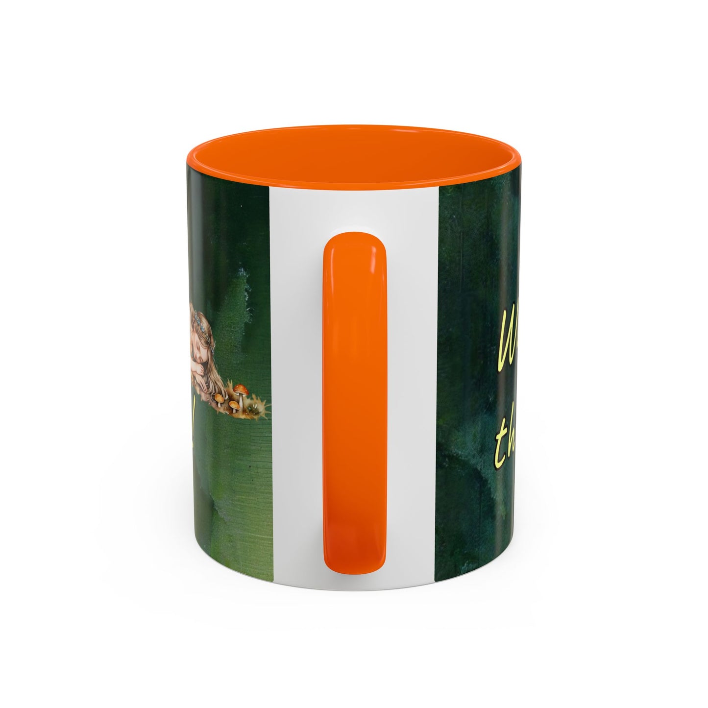 Sleeping Fairy -Themed Coffee Mug with a quote - 11 & 15oz Accent Mug for Fairy/coffee  Lovers