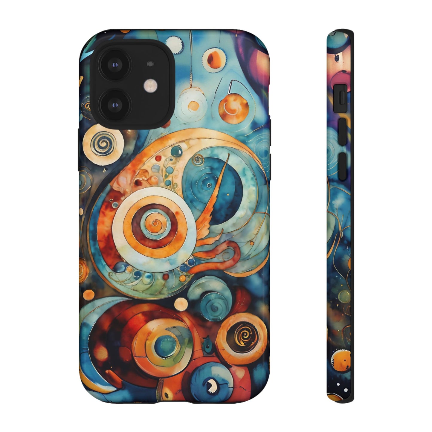 Phone Cases - Beautiful Abstract Circular Art Design
