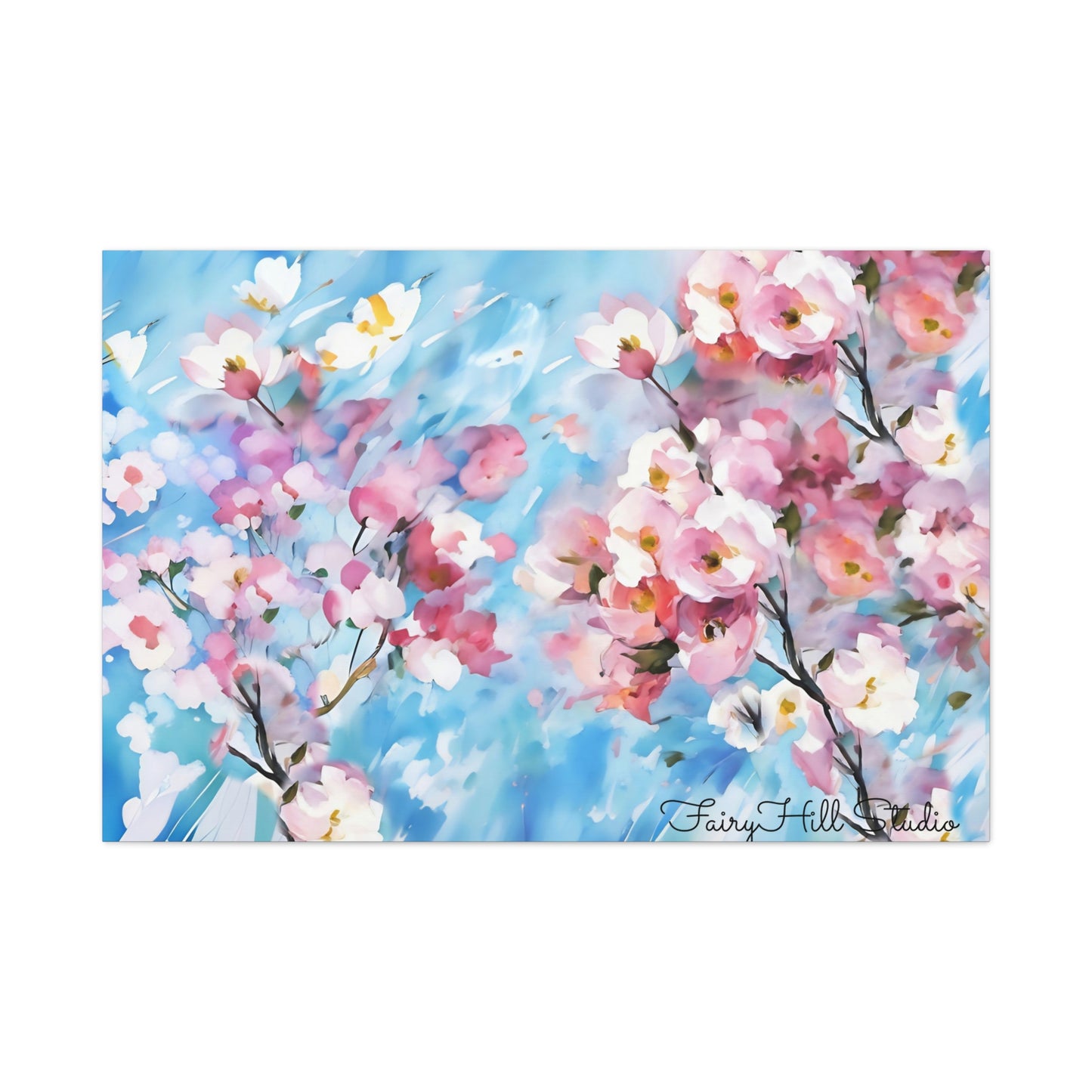 Canvas Wall Art - Floral Cherry Blossom