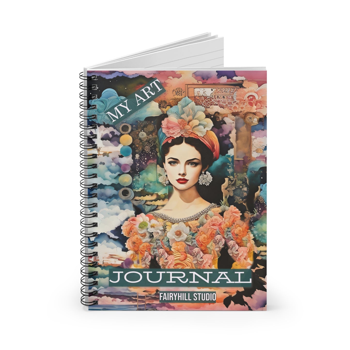 Vintage Model  Spiral Notebook - Enchanted Lake Ruled Line Journal