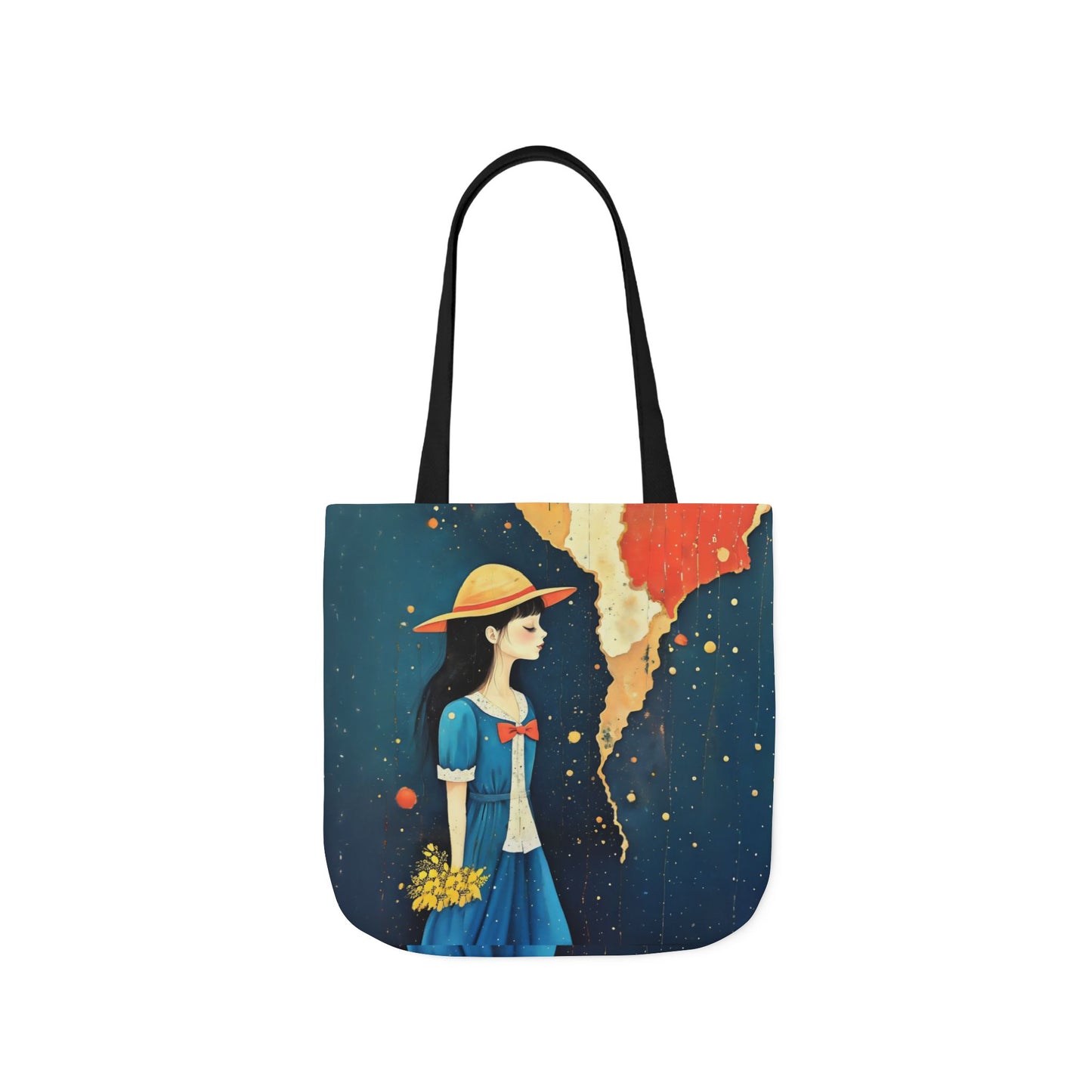 Colorful  travel -Inspired Canvas Tote Bag - Perfect for Beach Days, Eco-Friendly Shopping, and Summer Fun!