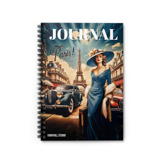 Spiral Notebook - Vintage Paris Model