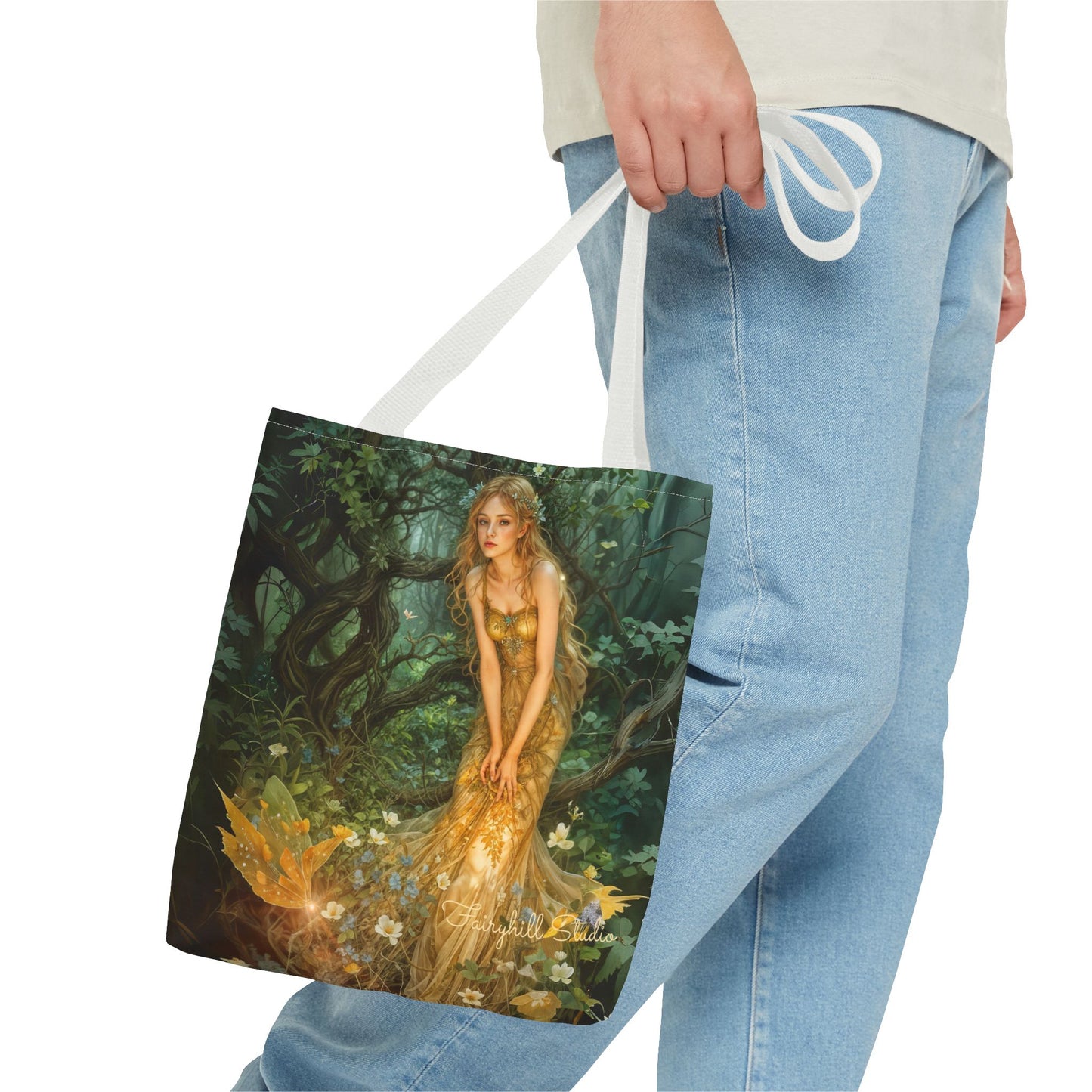 Fairy Forest Tote Bag - Mid-Summer's Eve Art by Fairyhill Studio