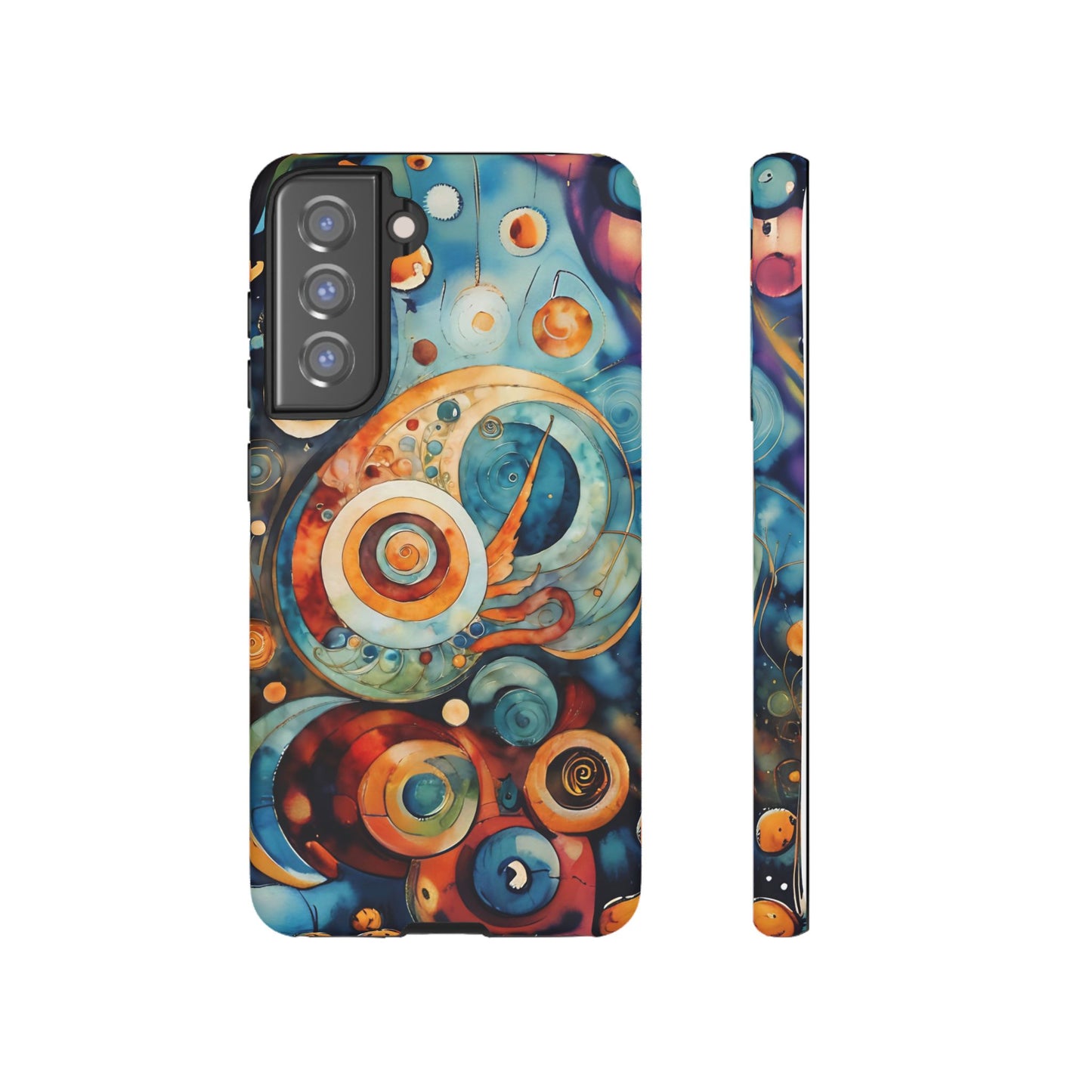 Phone Cases - Beautiful Abstract Circular Art Design