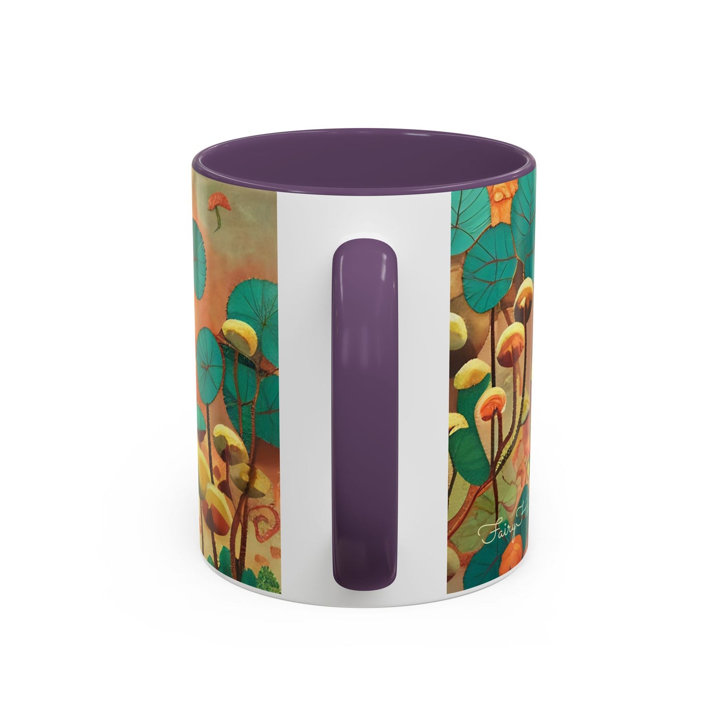 Mushroom Fairy Art-Themed Coffee Mug - 11 & 15oz Accent Mug for Musroom  Fsiry Lovers