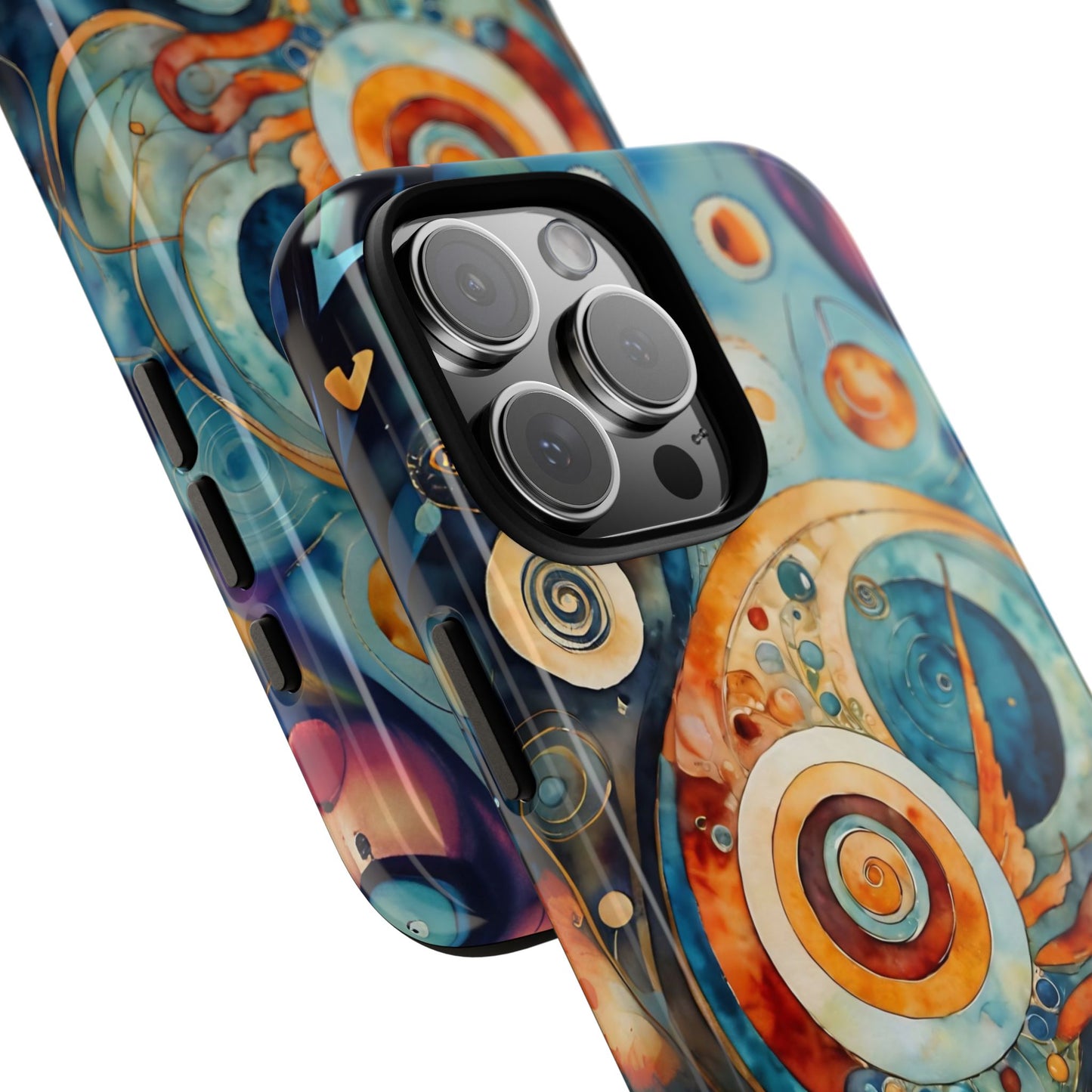 Phone Cases - Beautiful Abstract Circular Art Design
