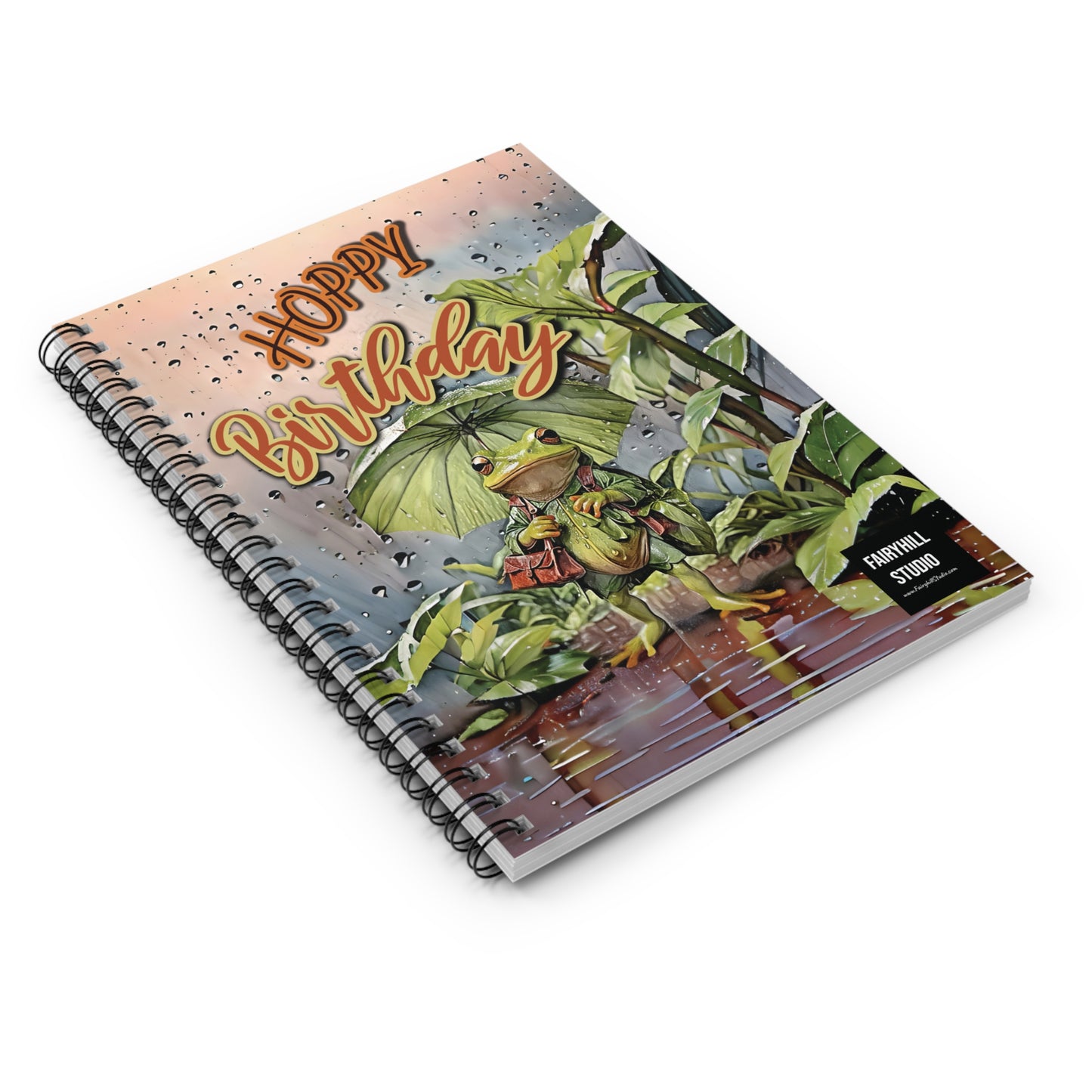 Happy Birthday journal, Spiral Notebook  journal , Ruled Line,