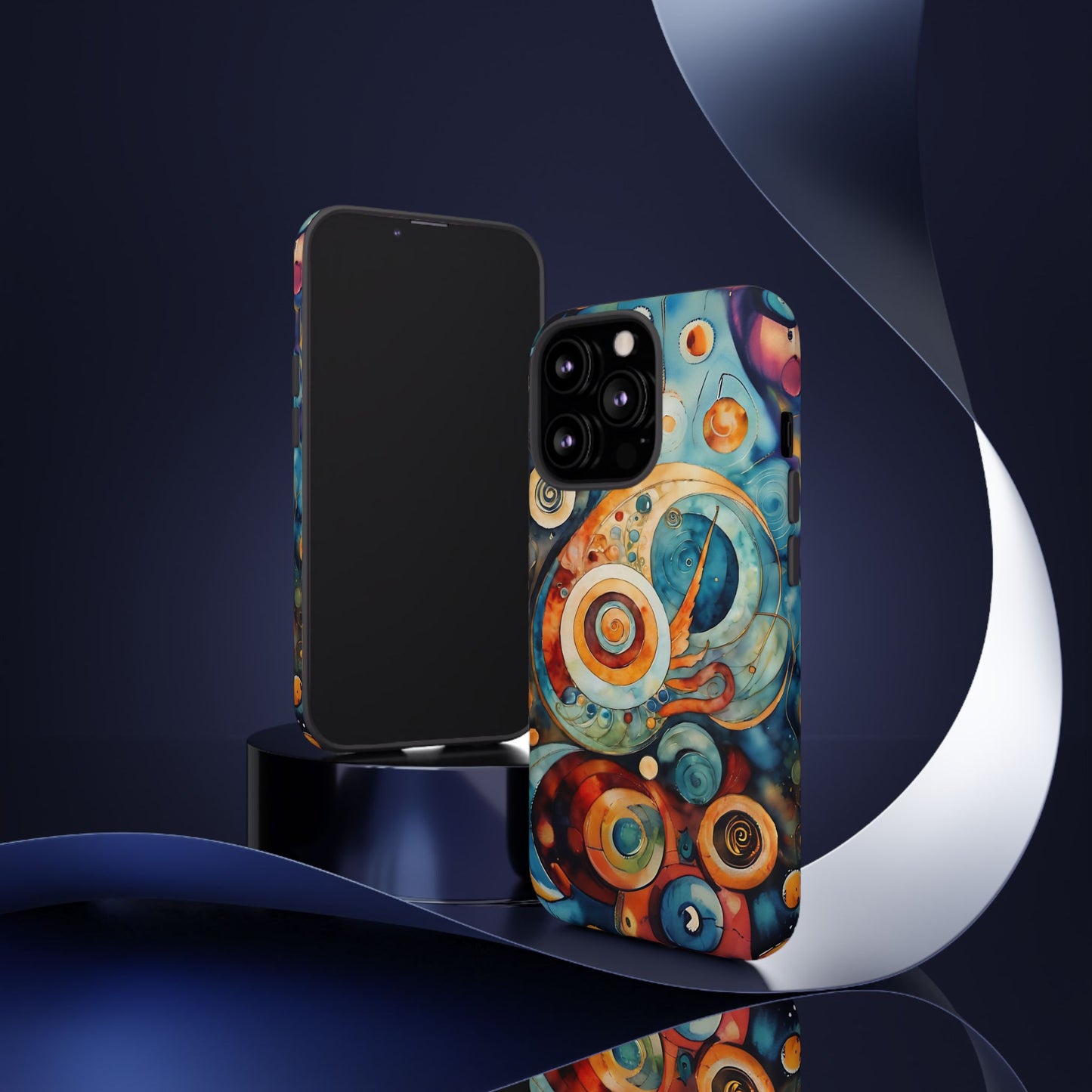 Phone Cases - Beautiful Abstract Circular Art Design