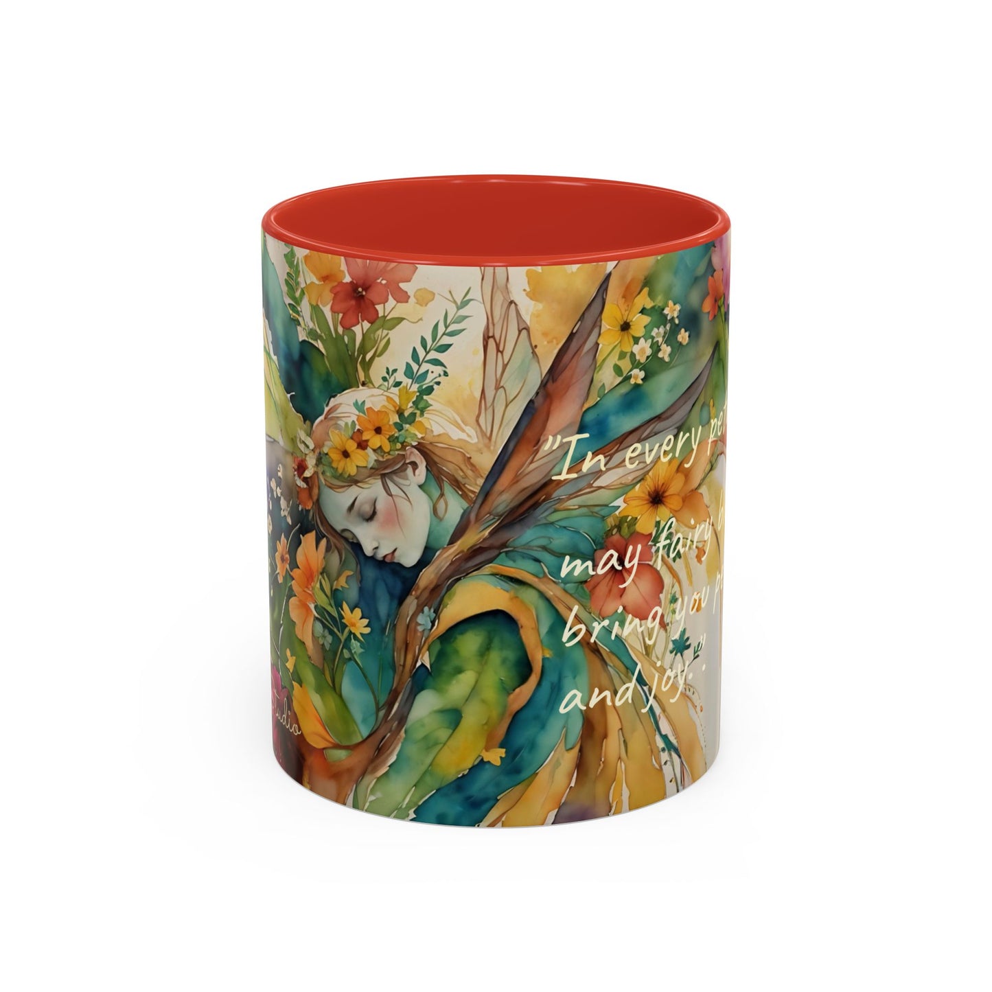 Garden fairy-Themed Coffee Mug - 11 & 15oz Accent Mug for Fairy Lovers