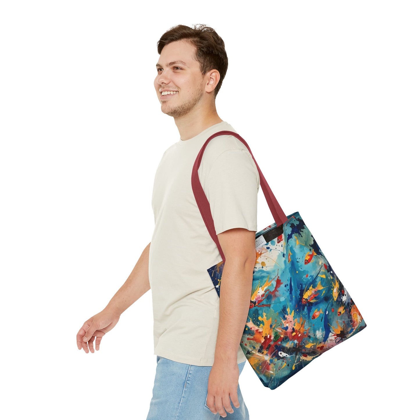 Fish Art Tote Bag