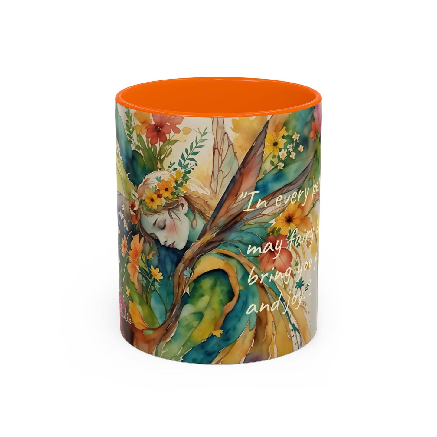 Garden fairy-Themed Coffee Mug - 11 & 15oz Accent Mug for Fairy Lovers
