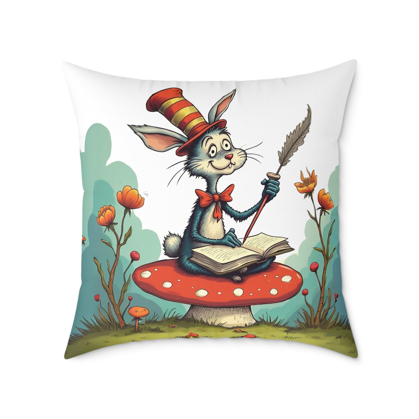 Whimsical Animal Pillow, Cozy Home Decor, Kid's Room Accessory, Playful Art Piece, Gift for Children