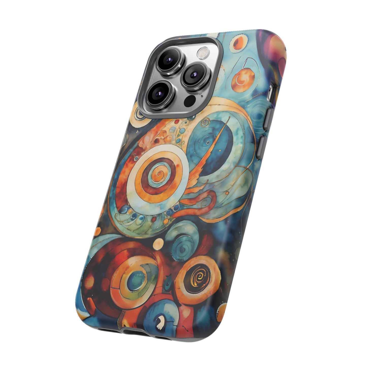 Phone Cases - Beautiful Abstract Circular Art Design