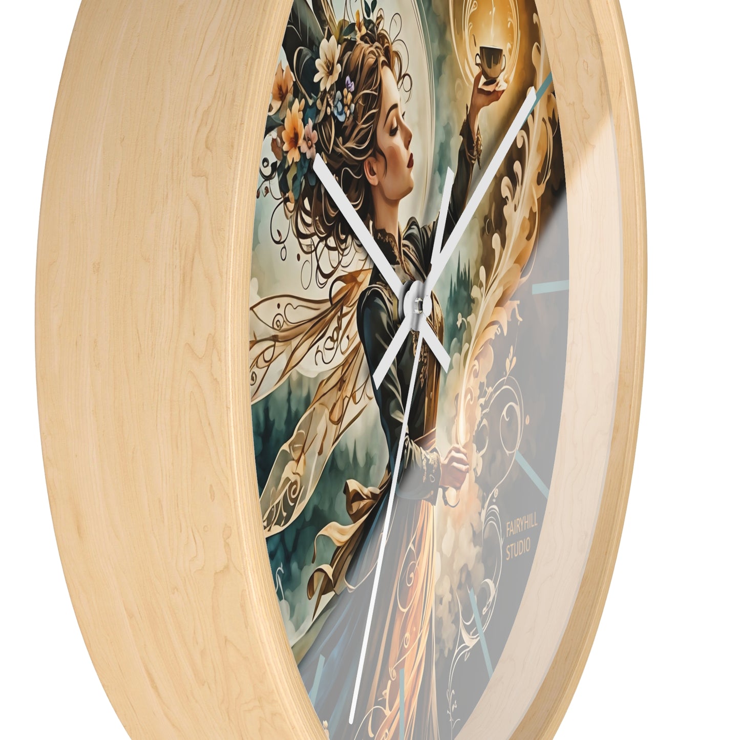 Fairy Coffee Wall Clock
