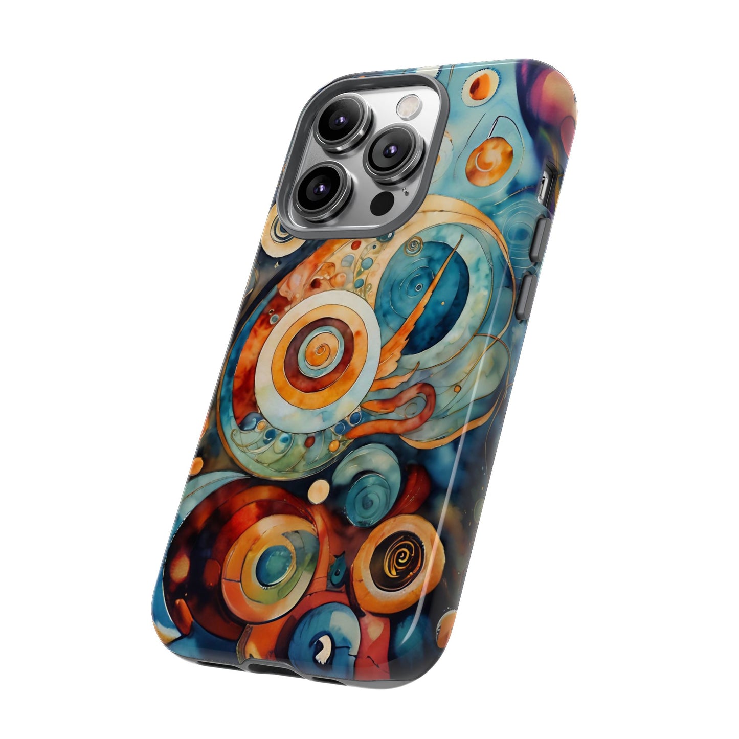 Phone Cases - Beautiful Abstract Circular Art Design