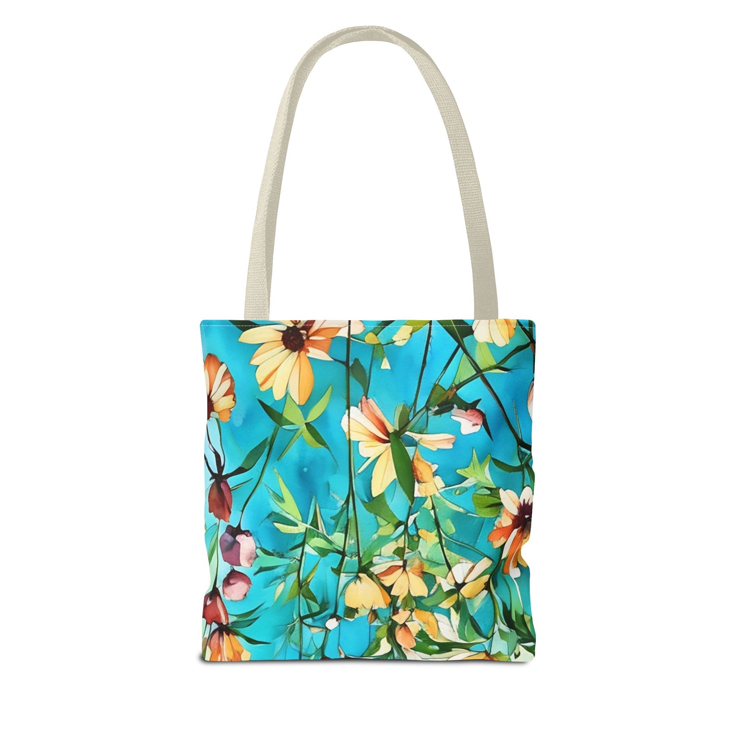 Blue Wild Flowers Tote Bag