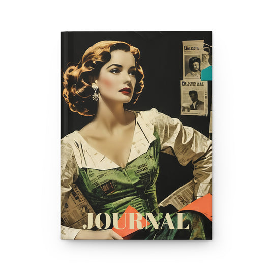 Hardcover Journal  Vintage Hollywood StarJournal Art