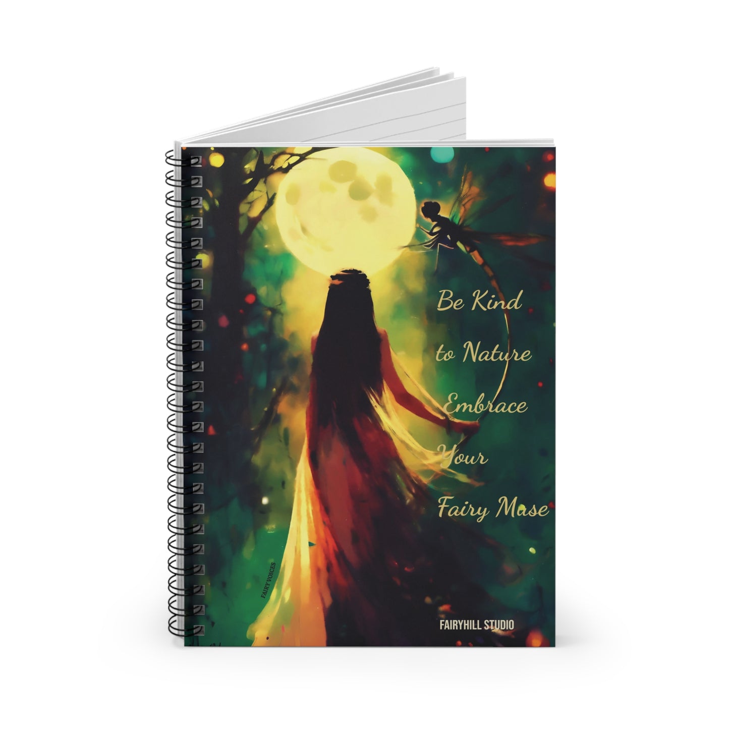 Be The Kind to Nature  Notebook - Ruled Line coffee  Spiral Journal