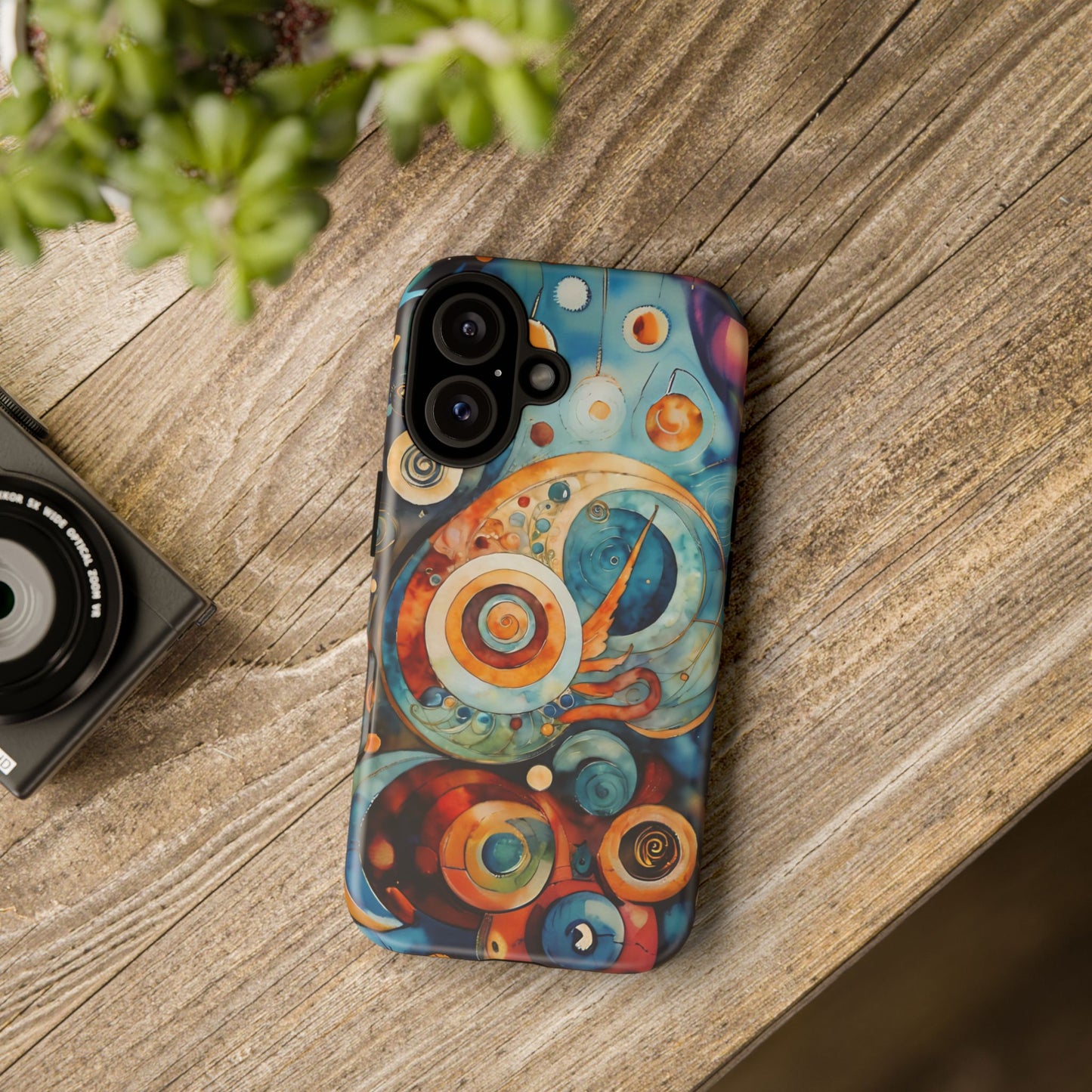 Phone Cases - Beautiful Abstract Circular Art Design