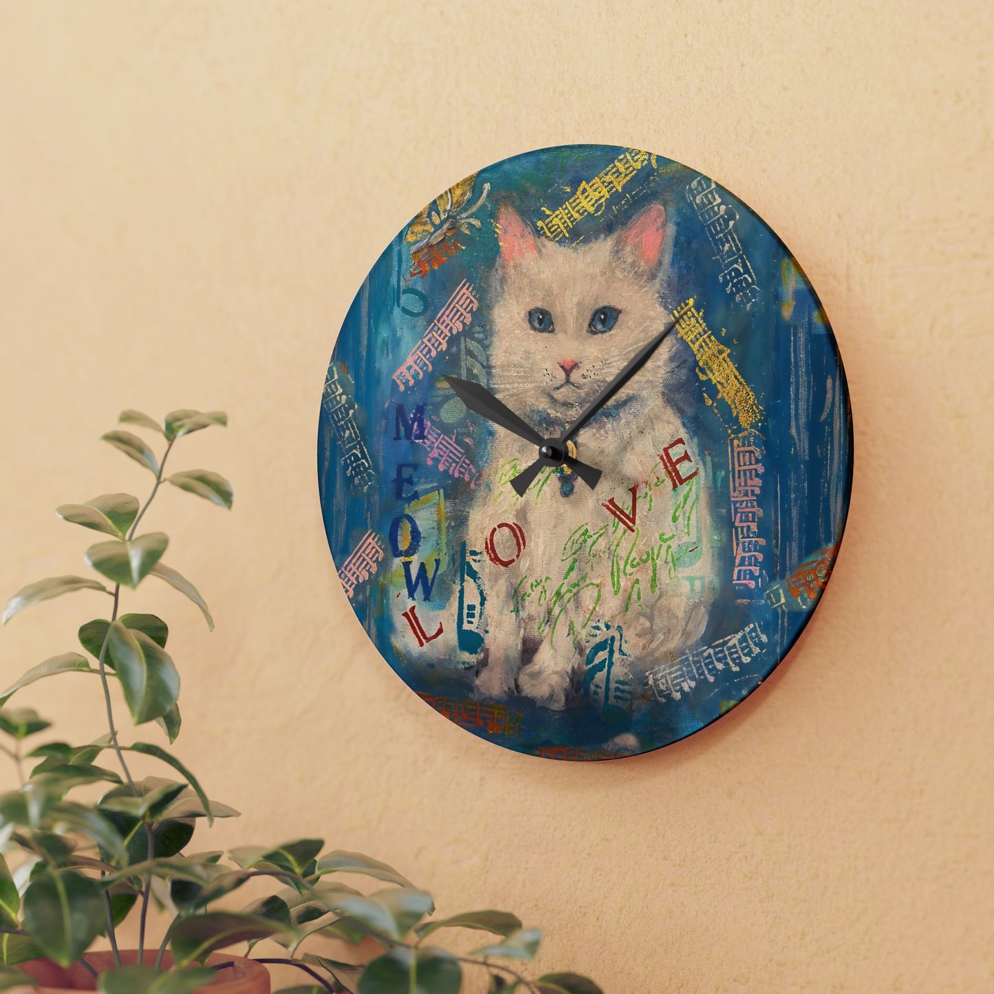 Cat Wall Clock