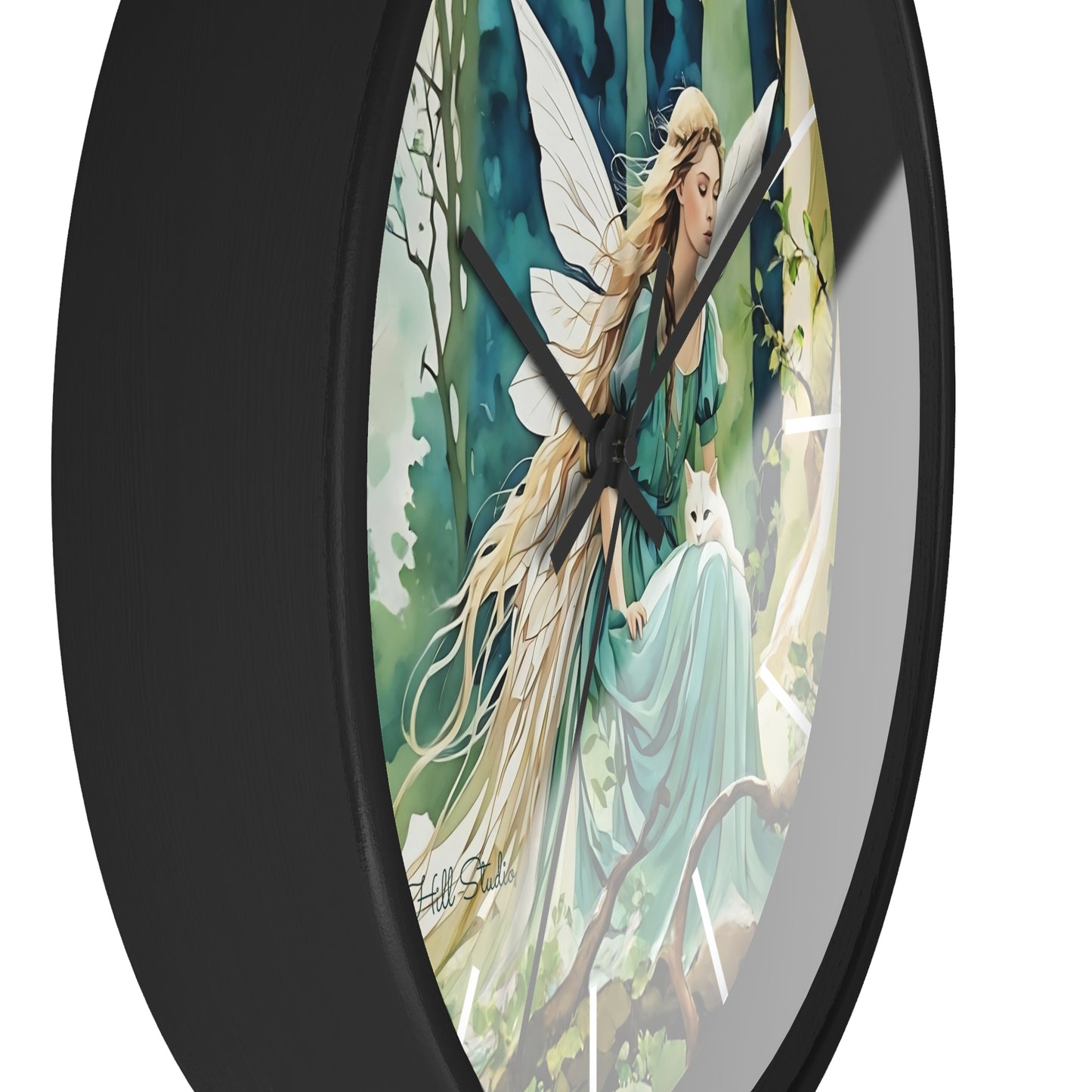 Enchanting Fairy/Angel Wall Clock, Home Decor, Gift for Fantasy Lovers, Unique Gift, Fairy Tale Decor, Woodland Theme