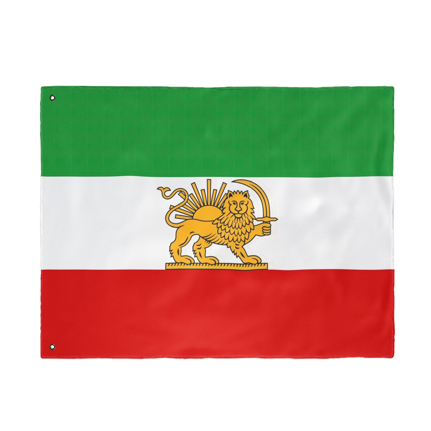True Iran Heritage Flag – Old Persian Lion & Sun Revival (3x5 ft Double-Sided)