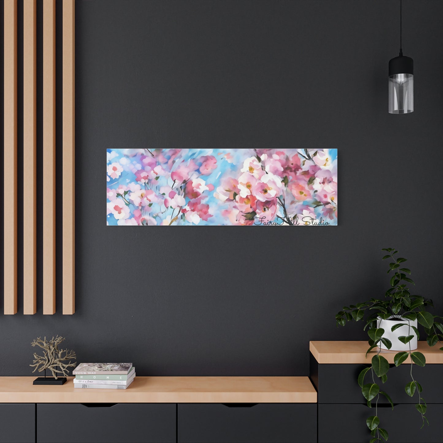 Canvas Wall Art - Floral Cherry Blossom