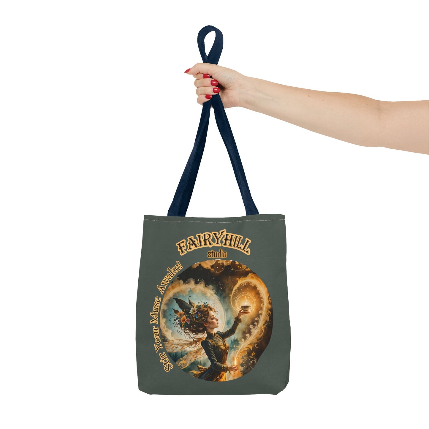 Fairy Tote Bag Embrace your Muse Art Coffee Lover Gift
